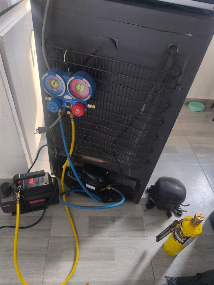 Prueba de presión en el sistema de refrigeración